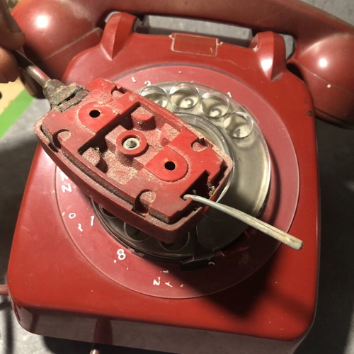 British General Post Office 706 CB GPO red vintage telephone