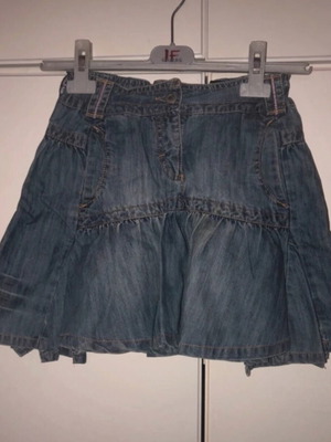 Idexe denim skirt with elastic waist, blue, size 134 cm
