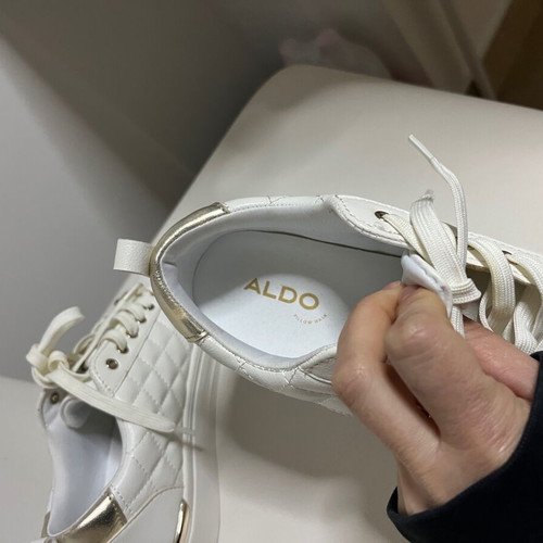 Aldo athletic shoes new, narrow fit, size 37, white
