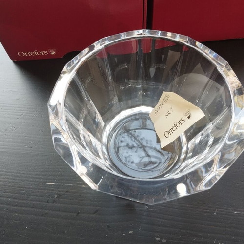 Crystal bowl fondue completely unused