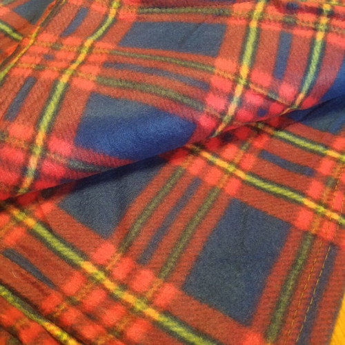 Fleece Blanket Plaid 220x200 like new