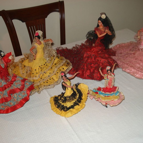 Spaniola dolls used, pack of 6 pieces