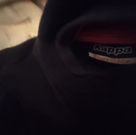 Kappa kids jacket blue with hood used