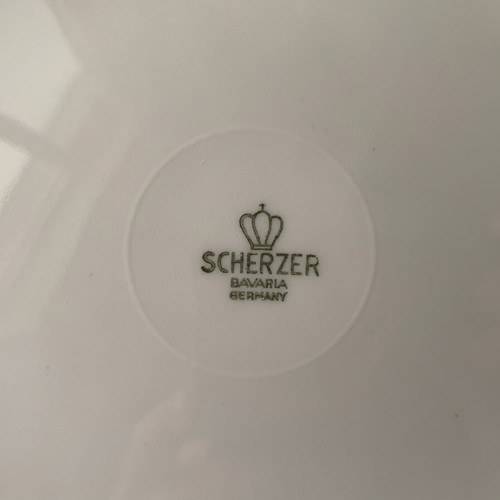 Porcelain vintage Bavaria Germany Scherzer tea set like new for 5 people