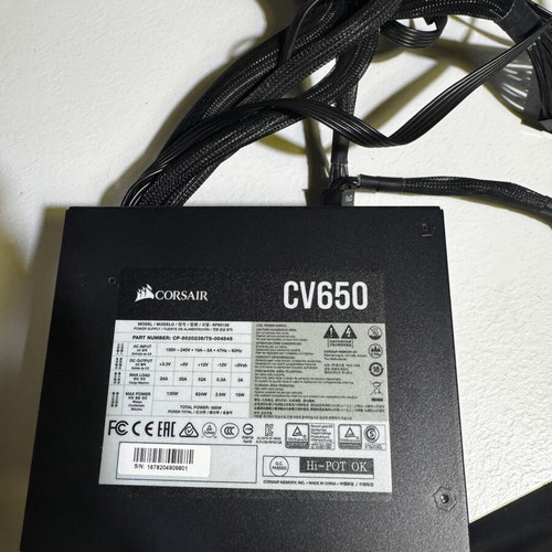 Corsair CV650 650W 80 Plus Bronze power supply