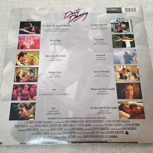 Dirty Dancing LP like new, rock soundtrack