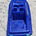 Plastic toy boat used
