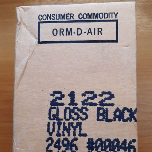 Mar-Hyde Vinyl spray paint gloss black new