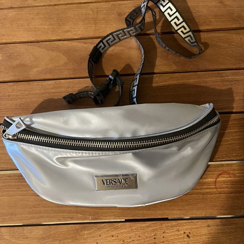 Banana waist bag new, silver