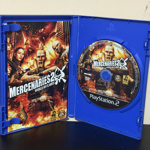 Mercenaries 2 World in Flames PS2 game, good condition