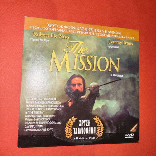 The Mission DVD used