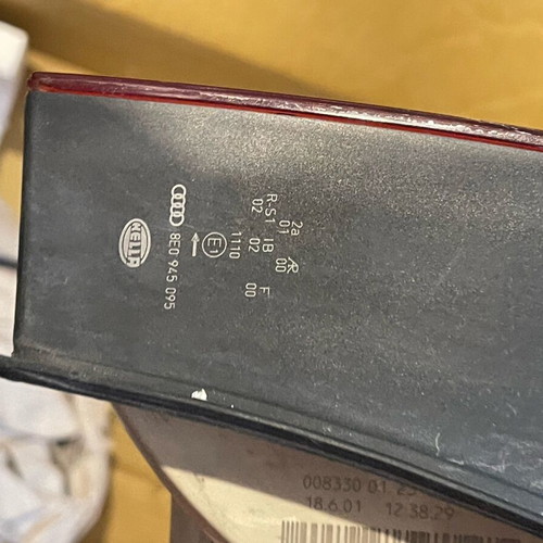 Audi A4 B6 sedan rear lights used, original with middle stop