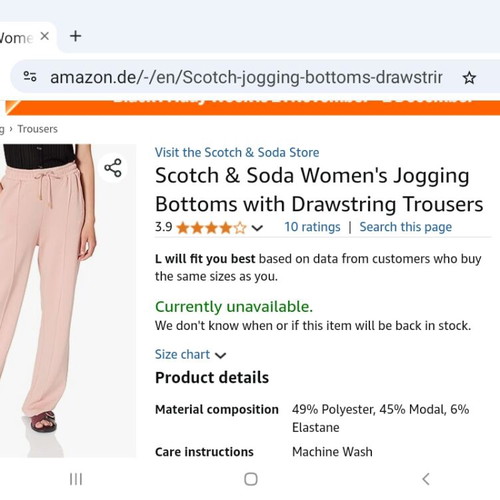Scotch & Soda women's pants new dusty pink size XL