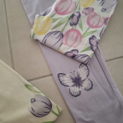 Pepco set of 3 leggings for girls used, size 122 cm