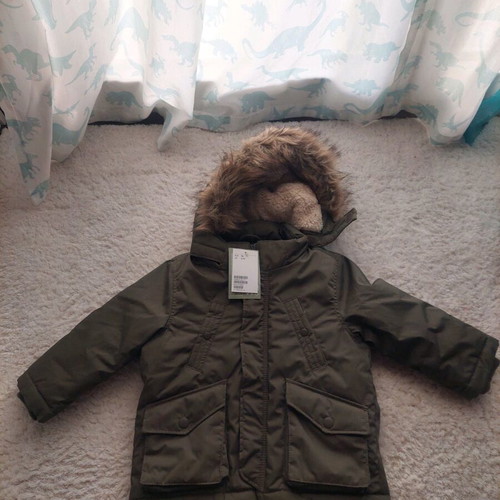 H&M Parka 2-3Y new with Zara sleeveless gift