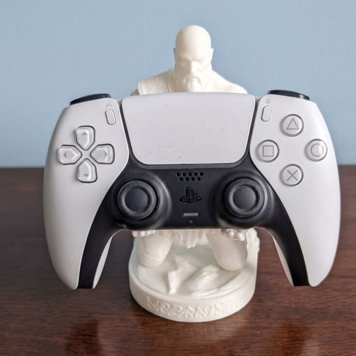 Kratos figure for PS5 controller stand, new