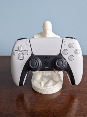 Kratos figure for PS5 controller stand, new