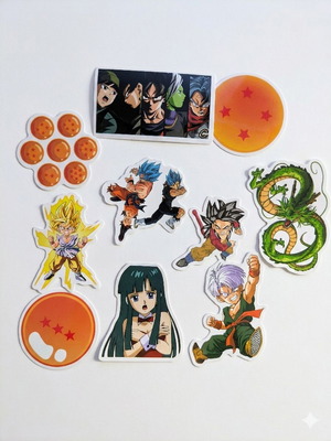 Dragon Ball sticker pack 10 pieces new