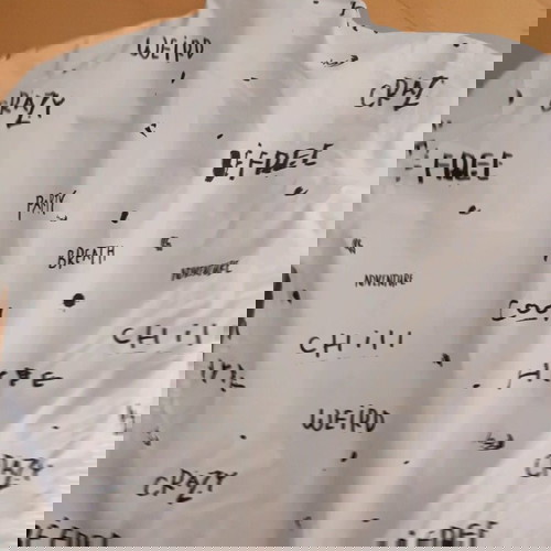 Πουκάμισο αγοριού μεταχειρισμένο 11-12 ετών, μαύρο και άσπρο