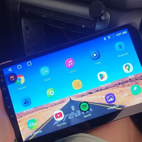 10-inch car screen with multiple features