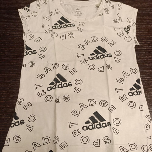 Adidas shirt white size 140 cm like new