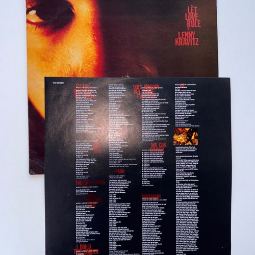 Lenny Kravitz Let Love Rule LP used, rock genre