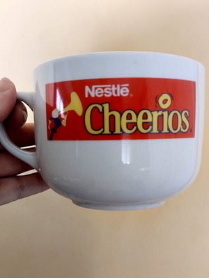 Nestlé Cheerios Ceramic Promotional Bowl like new