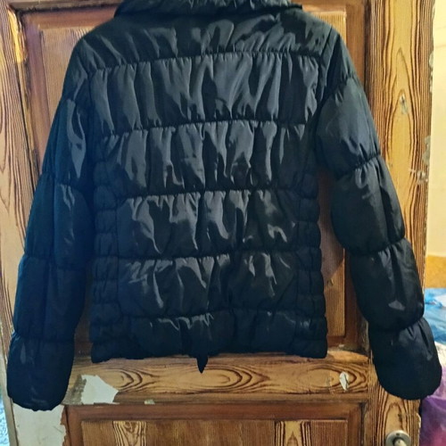 Pink Woman women's jacket black medium used in very good condition
