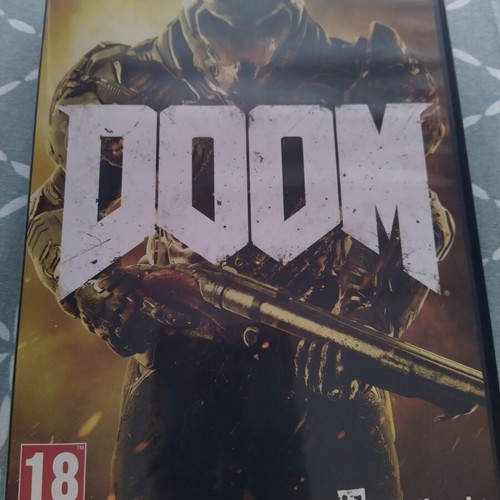 Doom 2016 PC like new with unused codes