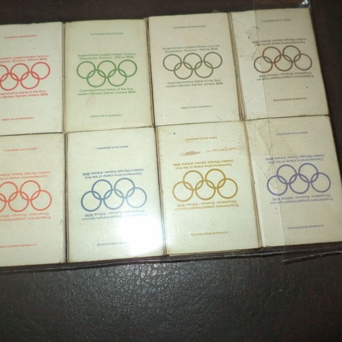 Set of 10 full matchboxes