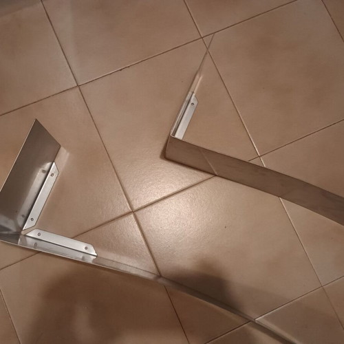 Metal wall shelves for CD DVD, set of 2