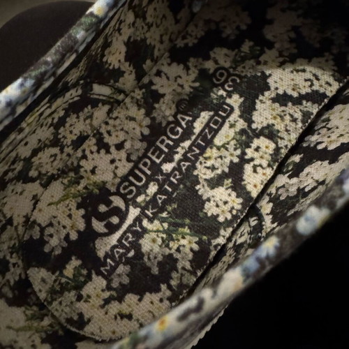 Superga x Mary Katrantzou sneakers like new with floral print