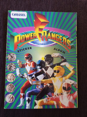 Άλμπουμ Power Rangers 1994 σαν καινούργιο, ημιτελές