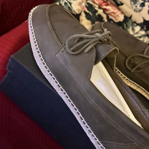 Massimo Dutti men's leather loafers brand new, green, size 43