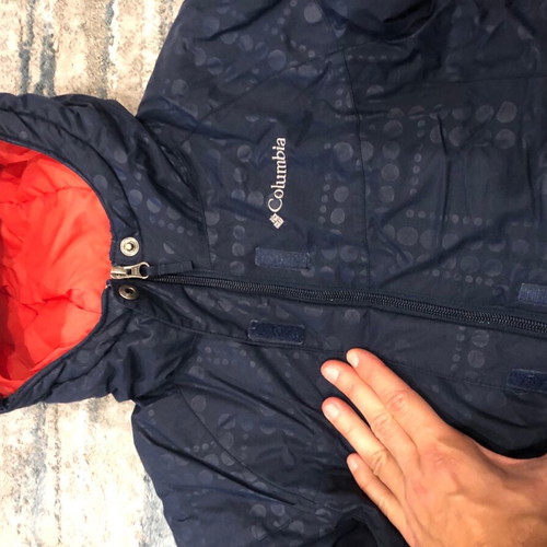 Columbia jacket used, size XS (128-132cm), waterproof and windproof