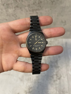 Porsche Design vintage γυναικείο ρολόι quartz μεταχειρισμένο, μαύρο