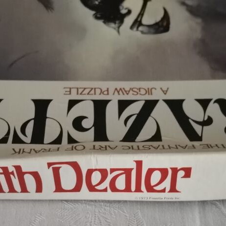 Death Dealer Frazetta puzzle used, 551 pieces