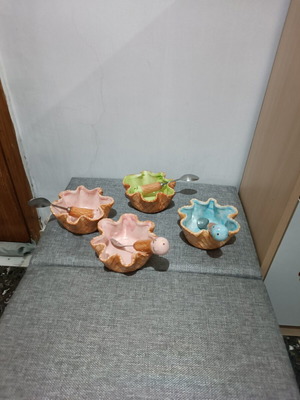 Ice Cream Bowl Set 4 Pieces New