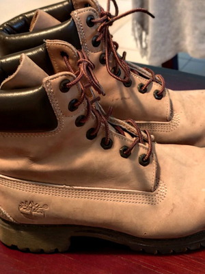 Vintage Timberland boots used, size 38, beige