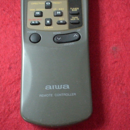 Aiwa RC-TN380B remote control for vintage Hi-Fi systems