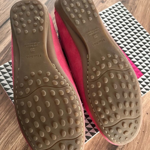 Fluchos moccasins pink suede like new