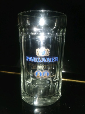 Συλλεκτικό ποτήρι μπύρας Paulaner 0.5 καινούργιο