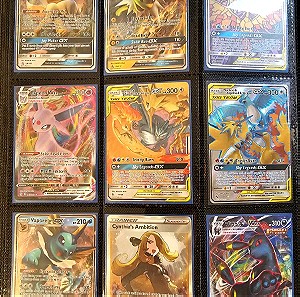 Authentic various pokemon cards