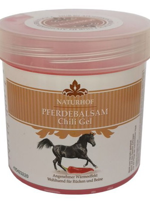 Horse Gel Balm with Chili new, 250 ml for legs and back