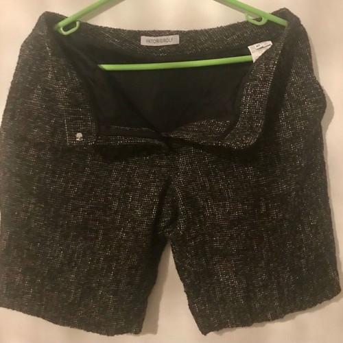 Viktor & Rolf blazer with shorts like new, brown wool, size 40