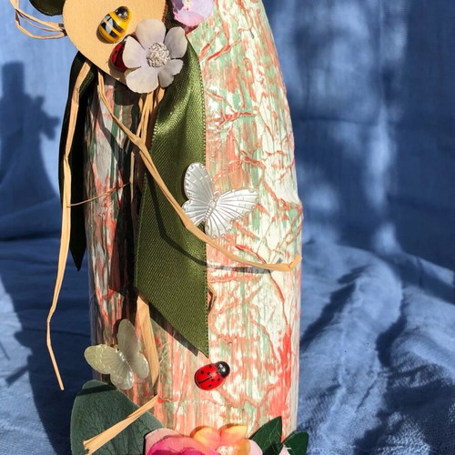 Handmade Easter bottle new, home decoration