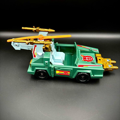 Transformers G1 1990 Action Master Sprocket and Attack Cruiser like new