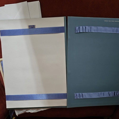 Vintage UNICEF collectible set with dossier and 6 cards