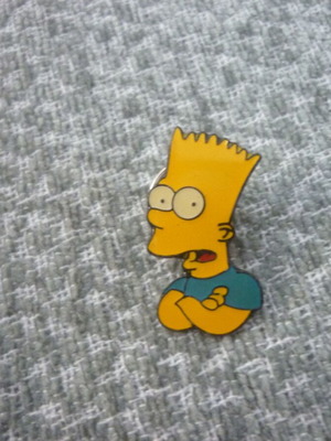 Bart Simpson The Simpsons face συλλεκτική καρφίτσα pin