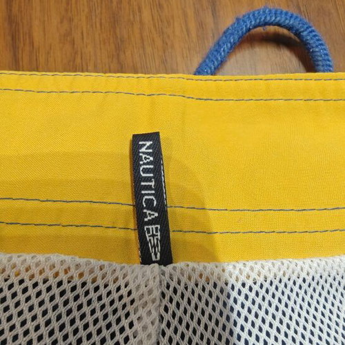 Nautica men's swim shorts like new, size 32, blue